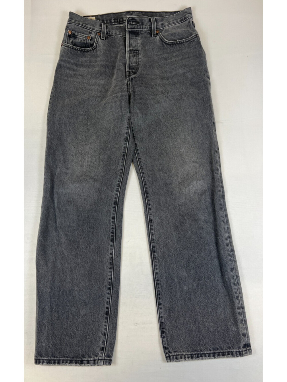 Levi's Premium Women's 29x30 501 Straight Leg Grey Denim Jeans
